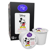 Joffrey's Coffee frente del empaque con diseño Mickey, atractivo visual