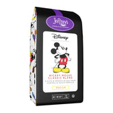 Joffrey's Coffee frontal del empaque Mickey Mouse con diseño coleccionable y atractivo
