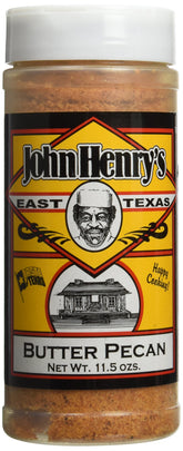 John Henry's frasco frente del envase mostrando la etiqueta y tamaño