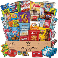 Jolly Good Care Packages vista frontal caja lista para regalo, conveniencia de envío