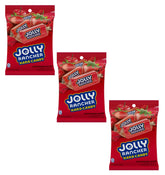 Jolly Rancher frente del paquete peg con colores rojos y variedad visible, ideal para compartir