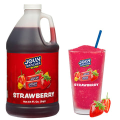Jolly Rancher Slush botella frontal mostrando etiqueta y beneficio de sabor concentrado