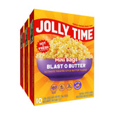Jolly Time empaque frontal mostrando 30 mini bolsas y conveniencia