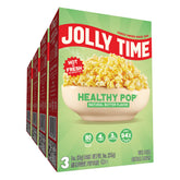 Jolly Time frente del empaque mostrando pack de 12 bolsas y conveniencia