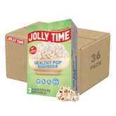 Jolly Time frente del empaque mostrando 36 bolsas y fácil almacenamiento