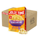Jolly Time frente del empaque mostrando 6 cajas y 60 bolsas, conveniencia inmediata