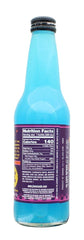 Jones Soda Co. detalle de etiqueta Nuka-Cola Quantum con arte oficial