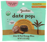 JOOLIES caja delantera del empaque mostrando diseño y certificación orgánica