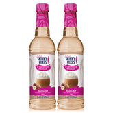 Jordan's Skinny Mixes frente del envase mostrando sabor avellana y conveniencia