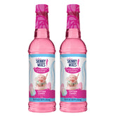 Jordan's Skinny Mixes frente del envase mostrando sabor Cotton Candy y ventaja sin azúcar
