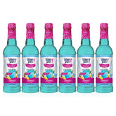 Jordan's Skinny Mixes botella frente mostrando diseño y color mermaid, sabor tropical inmediato