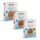 Jovial pack frontal tres sabores orgánico, opción sin granos y práctica