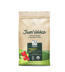 Juan Valdez empaque frontal mostrando 10 oz y beneficio de aroma consistente