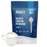 Judee's Gluten Free paquete frontal mostrando marca y beneficio de almacenamiento