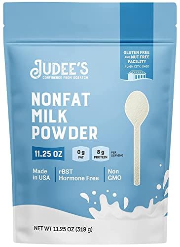 Judee's Gluten Free embalaje frontal mostrando la bolsa y beneficio de conservación