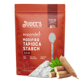 Judee's Expandex paquete frontal mostrando marca y contenido, ideal para recetas sin gluten