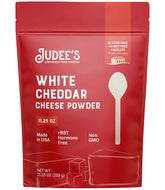 Judee's frente del empaque mostrando diseño y peso, conveniencia de uso