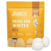Judee's Gluten Free vista frontal del paquete de 2 lb con diseño y etiqueta clara