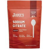 Judee's frente del envase resellable mostrando la bolsa y cantidad, conveniencia y frescura