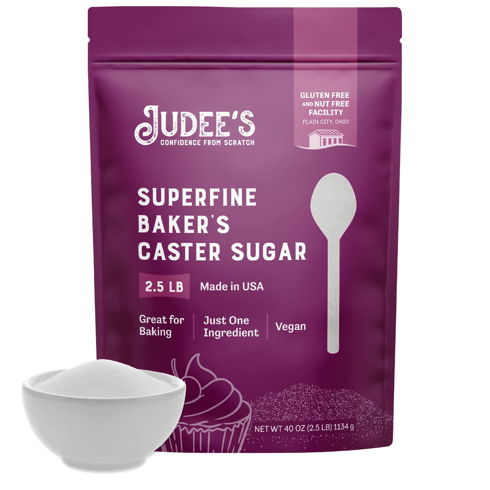 Judee's gluten free frente del paquete muestra tamaño y cierre resellable