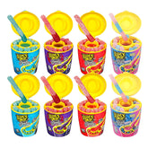 Juicy Drop vista frontal del pack mostrando 8 vasos para fiestas y merienda