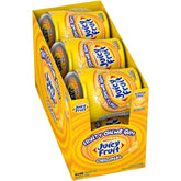 JUICY FRUIT frontal de botella mostrando 40 piezas y conveniencia