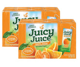 Juicy Juice frente del empaque Orange Tangerine mostrando diseño y conveniencia