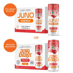 JUNO ENERGY burbujeo y textura carbonatada que refresca y despierta