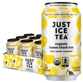 Just Ice Tea frontal del pack mostrando diseño y facilidad de transporte