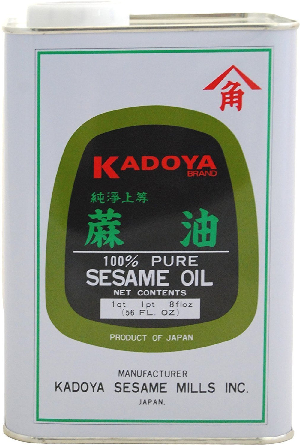 Kadoya botella frontal mostrando etiqueta y volumen, ideal para cocina profesional
