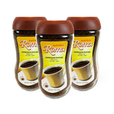 Atlantic Natural Foods Kaffree Roma envase frontal mostrando etiqueta y tamaño, opción sin cafeína