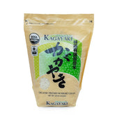 Kagayaki paquete frontal orgánico muestra presentación y conveniencia