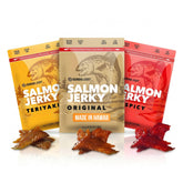 Kaimana Jerky empaque frontal que muestra el producto y conveniencia