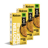 Kaizen Low Carb Rice frente del empaque mostrando marca y formato 8 oz, práctico