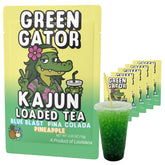 KaJun LOADED TEA empaque frontal con sabores tropicales y beneficio energético