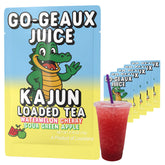 KaJun LOADED TEA frente del empaquetado mostrando sabor y beneficios