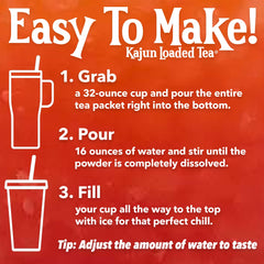 KaJun LOADED TEA ingredientes té verde y guaraná en primer plano mostrando energía natural