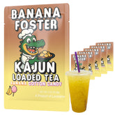 KaJun LOADED TEA paquete frontal mostrando diseño y sabor Banana Foster