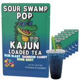 KaJun LOADED TEA sobre frontal mostrando marca y sabor