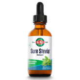 KAL Sure stevia frente del envase muestra diseño y tamaño compacto