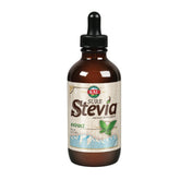 KAL Sure Stevia botella frontal con etiqueta clara y volumen 4oz
