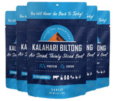 Kalahari Biltong frente del empaque mostrando sellado y beneficio frescura