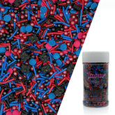 KANDLRIK frasco frontal de Spider Sprinkles para decorar pasteles