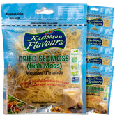 Karibbean Flavours empaque frontal del pack de sea moss, práctico y nutritivo