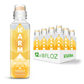 Karma botella frontal mostrando etiqueta clara y fácil identificación de beneficios