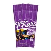 Kar’s empaque frontal claramente mostrando porción y sello sin gluten