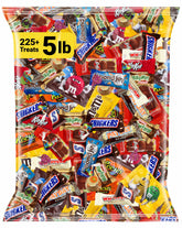 KATIE’S KANDY KORNER paquete frontal que muestra 5 lb y variedad, ideal para eventos
