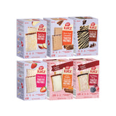 Katz Gluten Free paquete frontal mostrando los seis sabores para variedad rápida