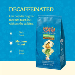 Kauai Coffee cucharada de café molido lista para preparar sabor óptimo