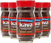Kava frasco frontal mostrando la marca y fácil preparación